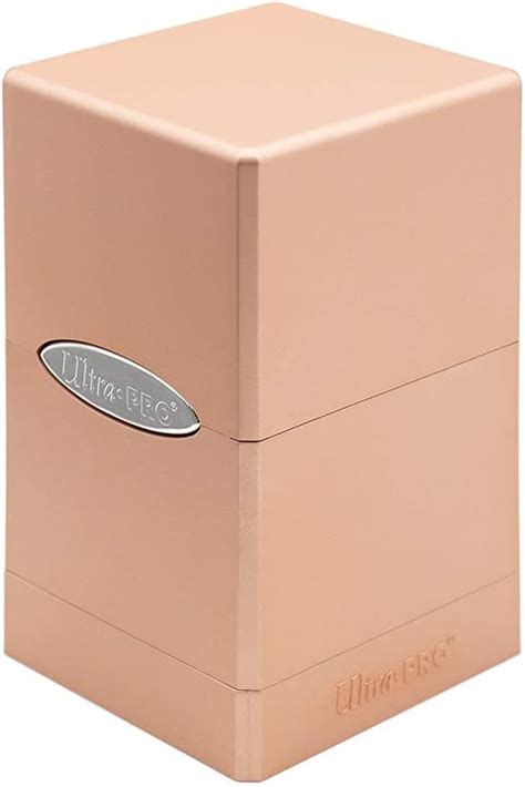 satin deck box metallic paint|Ultra Pro Deck Box Satin Tower Metallic Rose Gold.